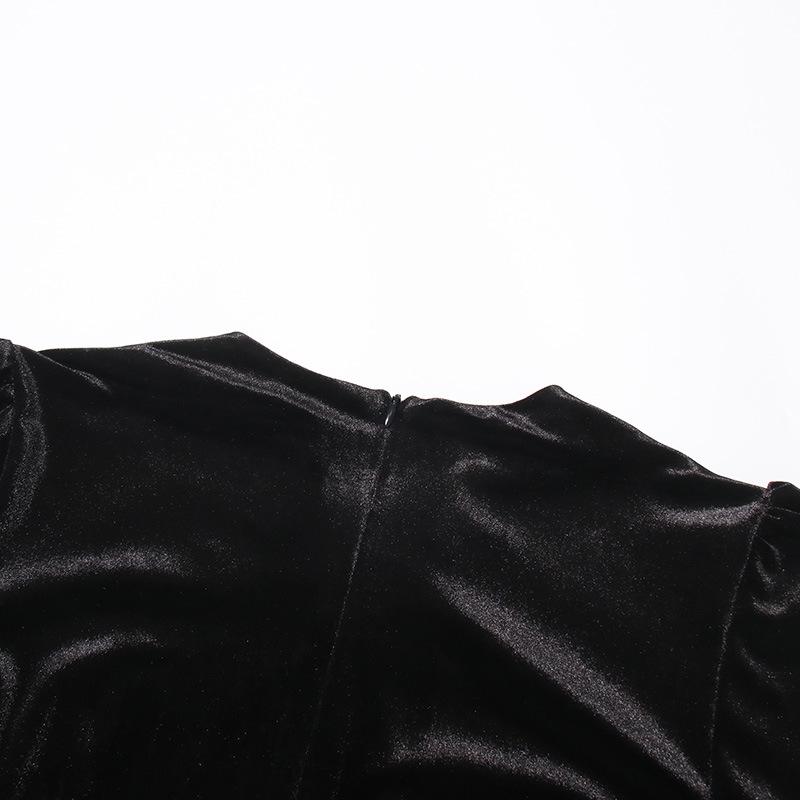 Elegant Long Sleeve Bow Slim Fit Dress for Women - 2025 Spring Collection