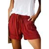 Womens Loose Mini Drawsing Shorts Ladies Loungewear Running Gym Plain Pants