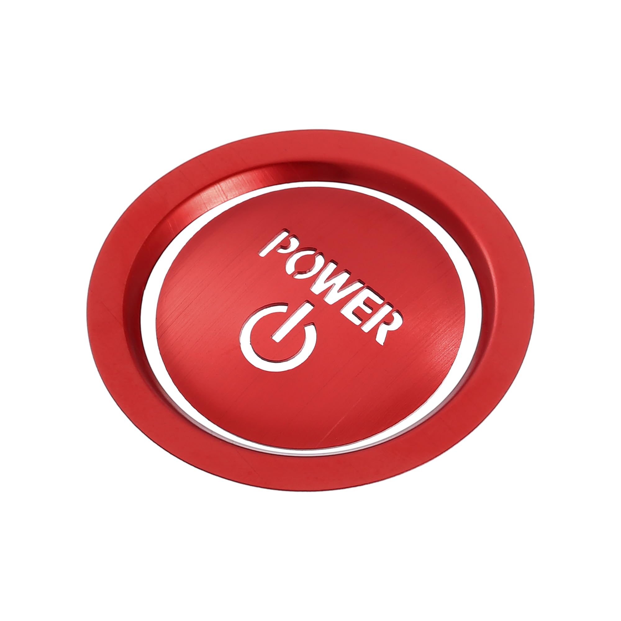 

X AUTOHAUX 1 комплект накладки на кнопку старт-стоп двигателя автомобиля, кнопка запуска в одно касание красный