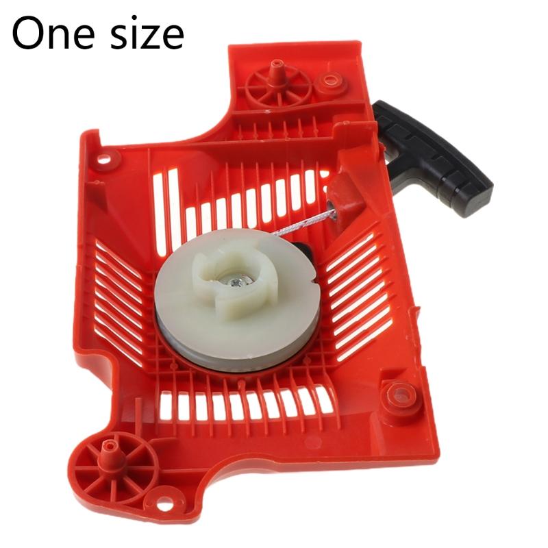 Metall-Seilzugstarter-Baugruppe Passend für für 51 55 50 55 EPA 55 Rancher EPA 55 EU1 Kettensägen mit 4 Stück Schrauben Orange