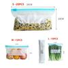 Reusable Thickened Sliding Lock Bag Zipper Bag Storage Bag  For Refrigerator Refrigeration