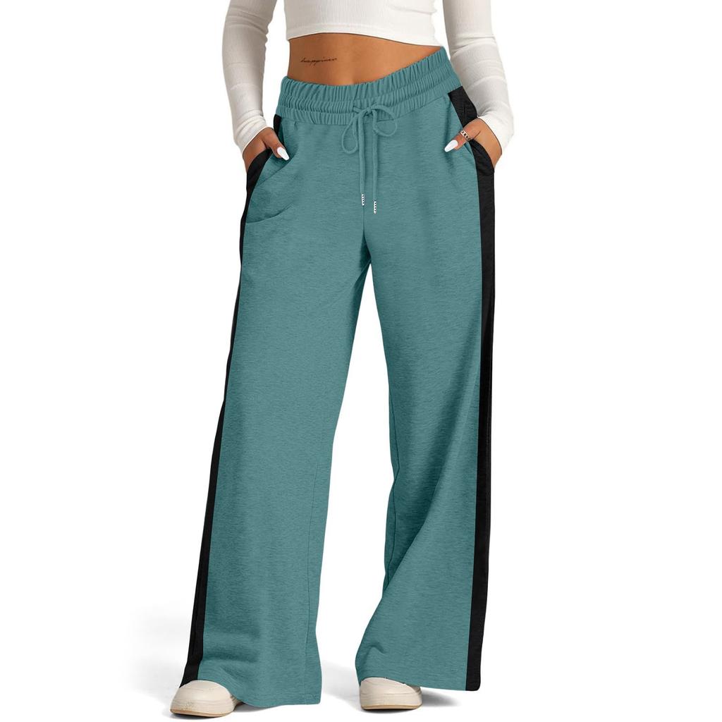 Women's High Waisted Wide Leg Sweatpants Casual Yoga Jogger Pants