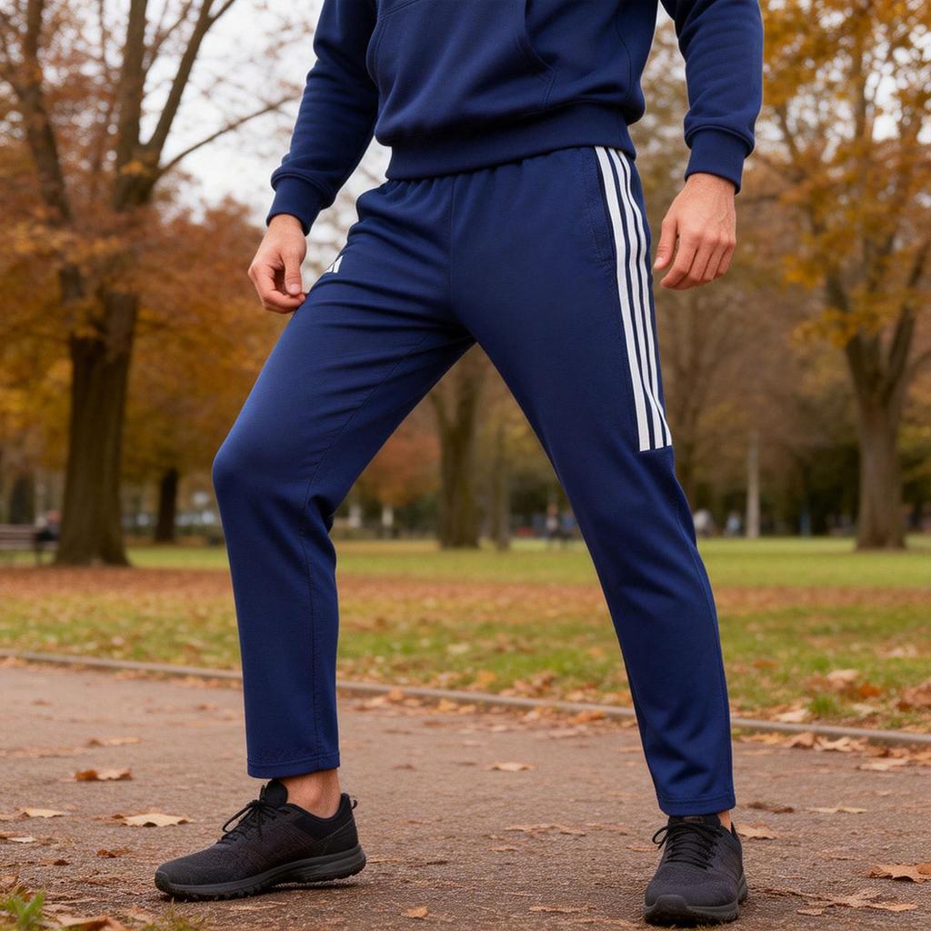 adidas Classic Design Simple Versatile Casual Sports Long Pants Unisex Bottoms TR411CS-NBW