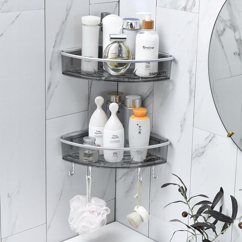 Double Corner Bathroom Shower Shelf