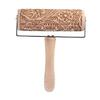 Popular Reindeer Print Laser-Engraved Wooden Rolling Pin for Christmas Cookie Baking