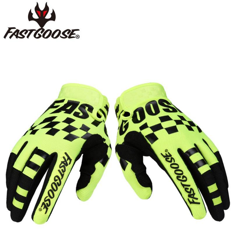 FASTGOOSE Motorcycle Gloves MX Racing Cycling Offroad Touchscreen Long Fingers