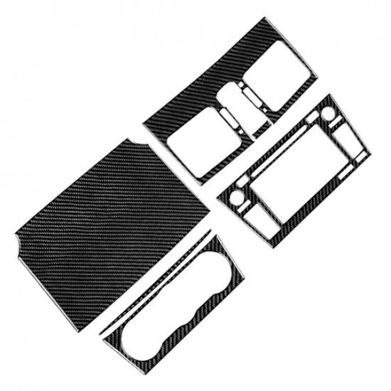 Carbon Fiber Center Control Panel Trim Cover Set For Subaru WRX Saloon 2015-