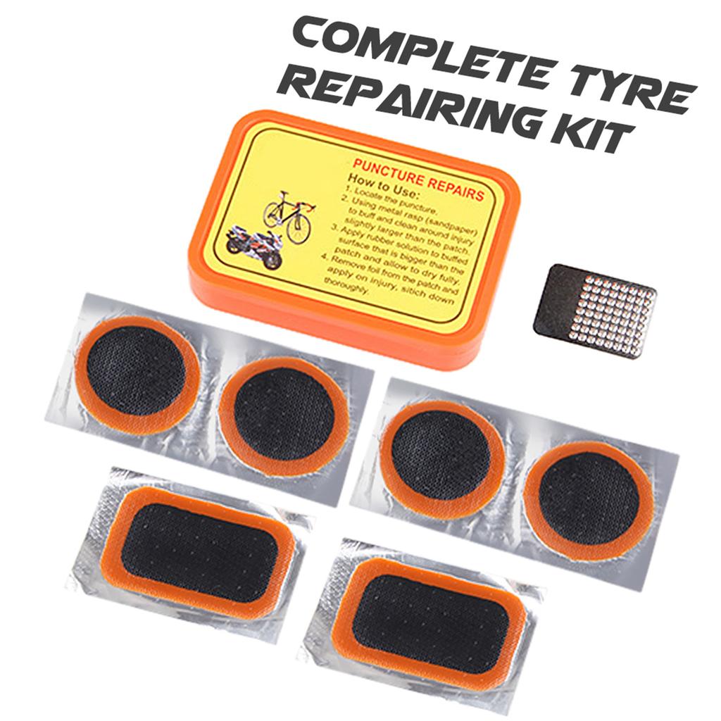 Bike    Kit Portable     ing Tools Kit Box Tire Fixing Kit Bag with Tire Pump Multifunctional Tools Tire Tube Patches