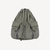 Prends soin de toi Khaki Nylon Rucksack mit Kordelzug