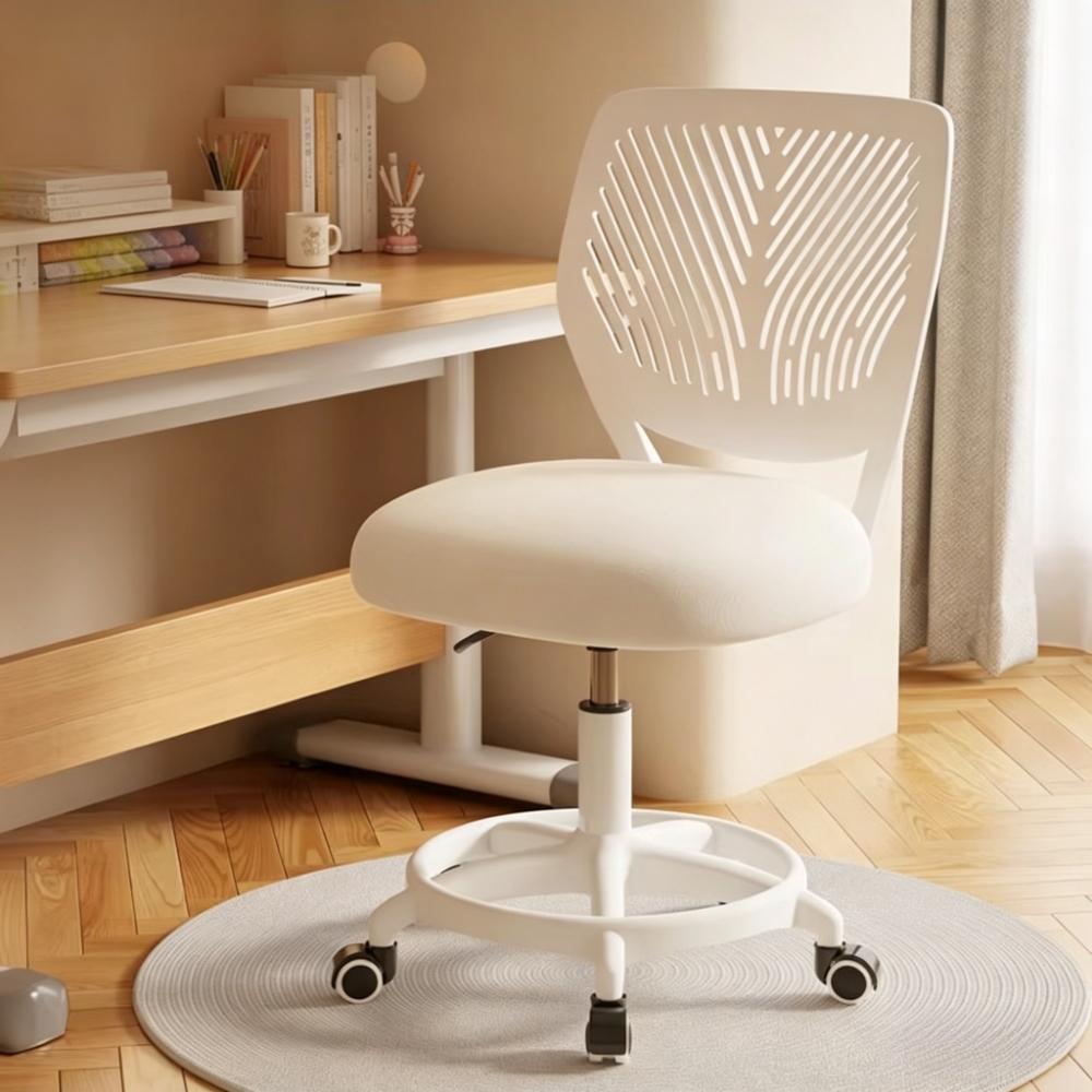 Ergonomischer Komfortabler Drehstuhl Bürostuhl Zuhause Student Rückenlehnenstuhl Hebbare Stühle Armlehnen Verstellbar für Zuhause