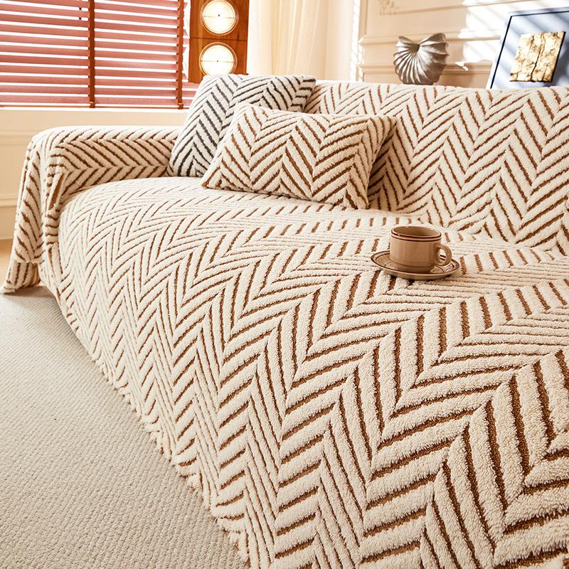 

Мягкая подушка для дивана, зимний теплый коврик для дивана, полотенце, противоскользящее универсальное покрытие для дивана, домашнее животное, детский мягкий диван, одеяло для гостиной 180x130cm