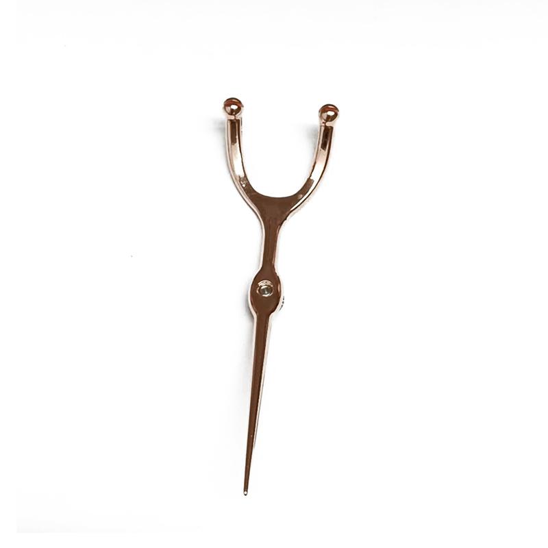Edelstahl Zahnstocher Zahnseide Wiederverwendbar Für Y-förmigen Flossing-Halter Set Tragbar Umweltfreundliche Zahnreinigungswerkzeuge