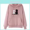 Gezellige Meisjes Hoodie Sweater Met Geprint Ontwerp Voor Herfst Winter Casual Kleding