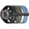 Silicone Sport Replacement Straps  For Samsung Galaxy Watch 8 Classic  / Watch 8 40mm  44mm, Magnetic Folding Clasp  ,3-Piece