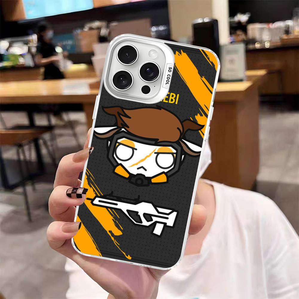 Game R-Rainbow S-Siege S-Six Phone Case For IPhone 17 16 15 14 13 Pro 12 11 Pro Max PLUS Color Back Cover