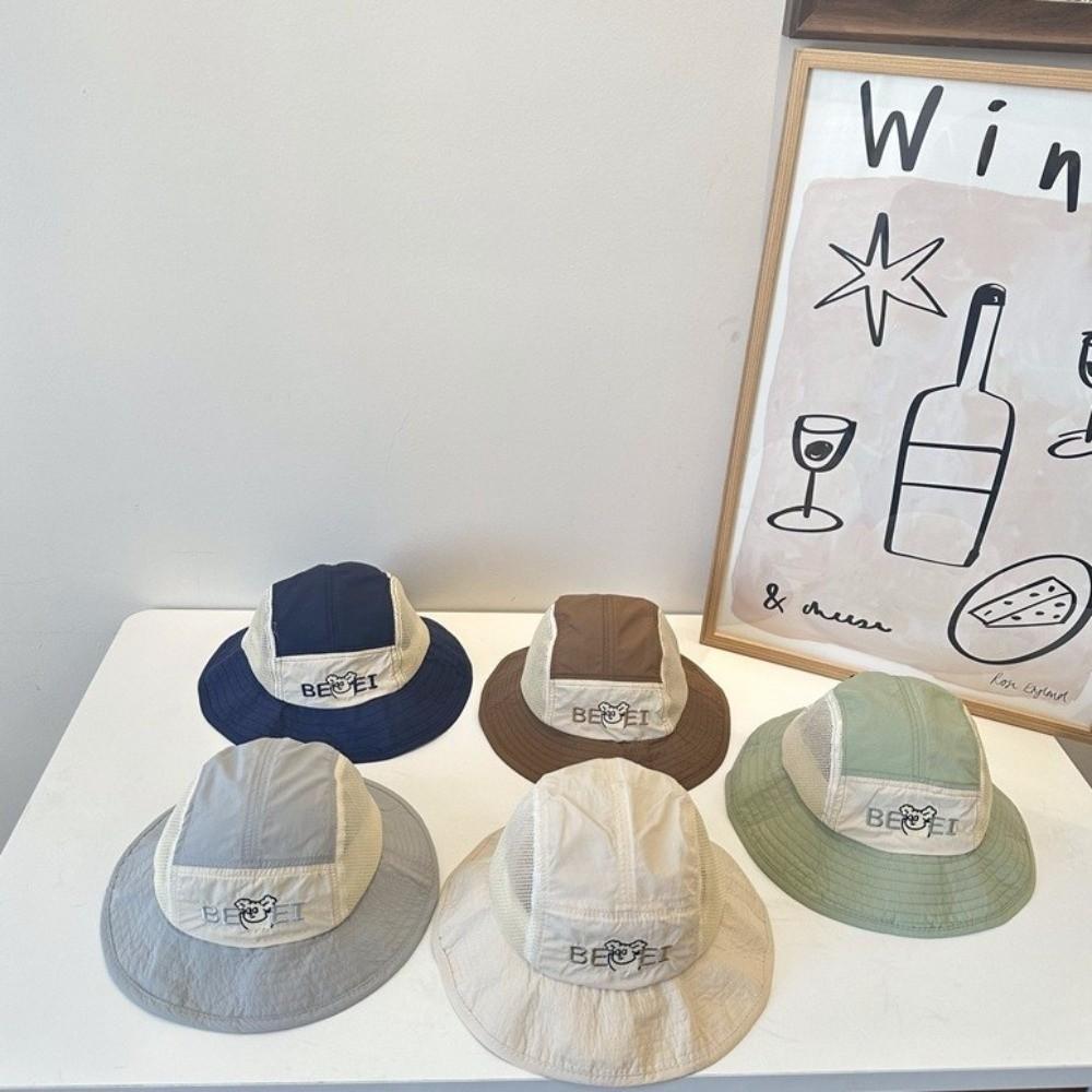 Adjustable Children Fisherman Cap Quick Drying Kids Sun Protection Cap Baby Bucket Hat  Summer