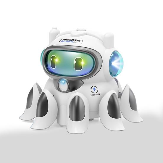 Dětská elektrická mechanická chobotnice s lehkým hudebním sprejem pro výuku vyhýbání se překážkám