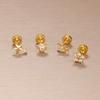 1PC Stainless Steel Star Moon Cartilage Piercing Earrings 18K Gold Plated Helix Tragus Ear Stud Earring Body Jewelry Bijoux Gift