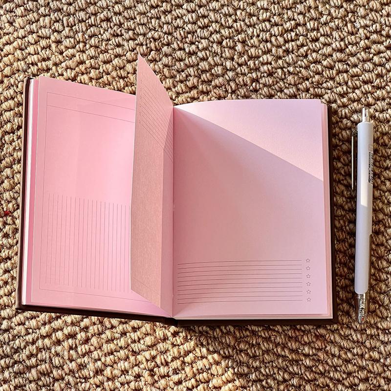 Strawberry Chocolate Pink Notebook Cute A6 Planner Kawaii Journal For Note Travel Diary Gift For Girls