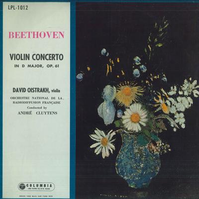 LP Record DAVID OISTRAKH  Beethoven Violin Concerto In D Maj LPL1012 COLUMBIA  Japan Classical Used