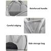 Folding Laundry Basket Organizer For Dirty Clothes Bathroom Clothes Mesh Storage Bag Household Wall Hanging Basket Frame