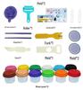 Set Aisha Deluxe Plastilină Înghețată: Aluat de grâu plastilină pentru modelaj DIY la grădiniță.