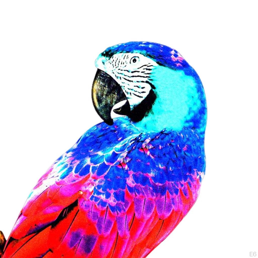 Handcrafted Parrot Figurine for Outdoor Display