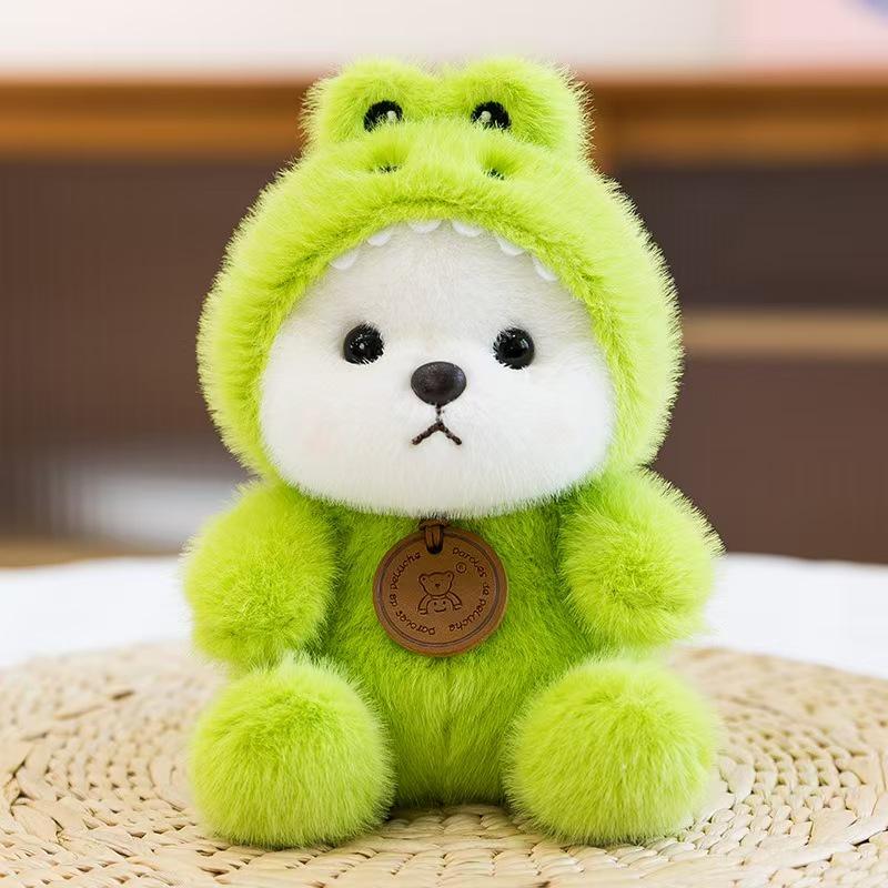 Xiang Dundun Happy Land Raccoon Plush Doll - Cute Trendy Desktop Companion