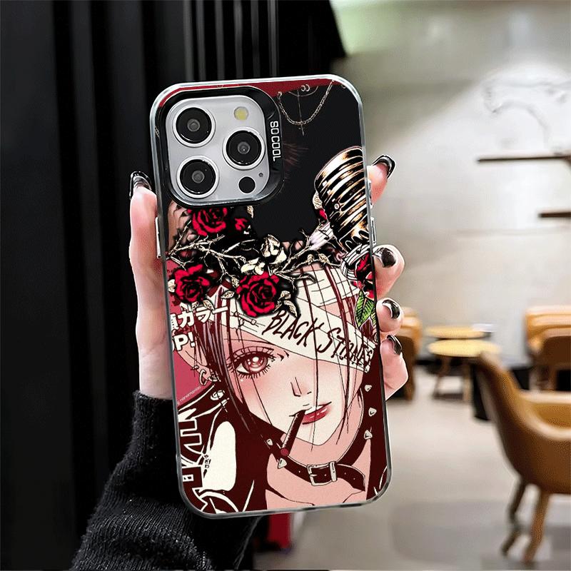 NaNa Osaki Anime Weiche Handyhülle für iPhone 15 16 17 Pro Max 17Air 16E 14 Plus 13 12 Mini Stoßfeste Hülle Rückschale