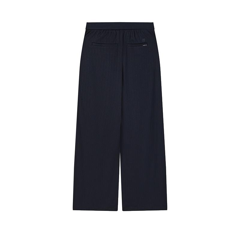 Fila Heritage Fashion Personality Trend Classic Retro Casual Elegant Relaxed Versatile Comfortable Knitted Sports Pants Women Bottoms F11W628610FDB