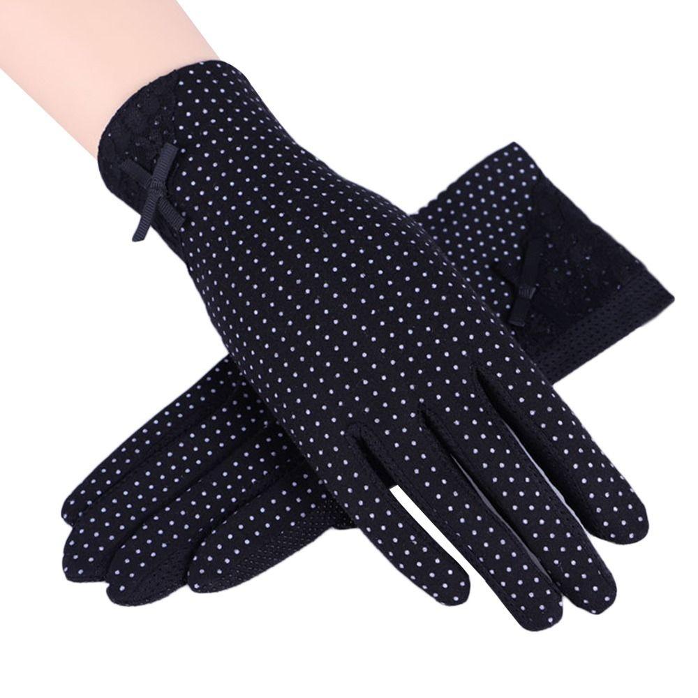 Touch Screen Summer Sunscreen Gloves UV Protection Anti-UV Mittens Cycling Driving Gloves Running