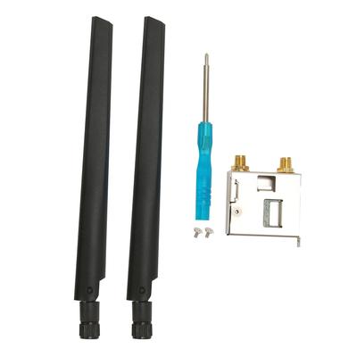 AX210NGW WIFI 6 Desktop Wireless Network Card with 2 Antenna 2.4GHz 5GHz 6GHz NGFF M.2 Port WIFI 6