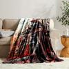 Roman Warrior Blanket Antique Armor Vintage Style Soft Warm Throw for Bed Sofa Living Room Office Travel Gift