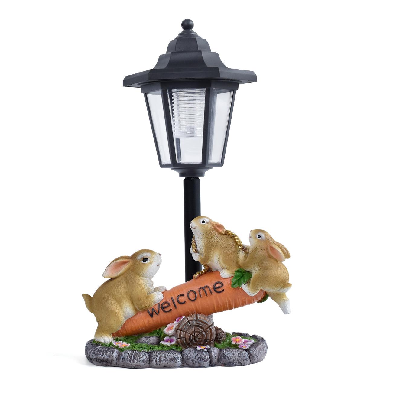 

Светодиодная статуэтка в виде морковки на солнечной батарее для улицы One Size