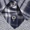 European Style 2026 Elegant Women's Plaid Two-Piece Knitwear