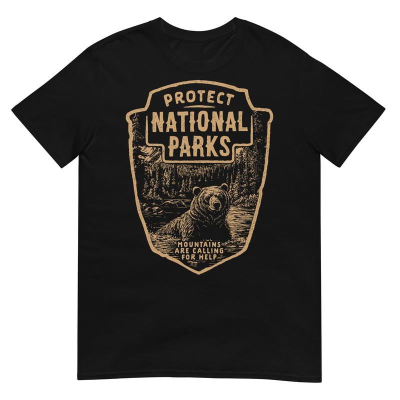 Protect National Parks Bear Resist Unisex T-Shirt M