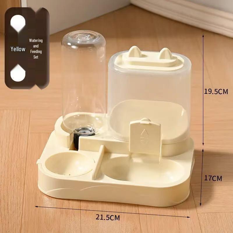 Popular Pet Bowl Set: Cat & Dog Feeding Bowl with Automatic Water Dispenser