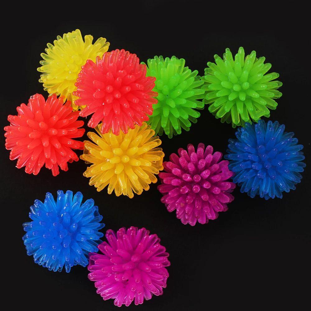 Toy TPR Ball Interactive Toys Fidget Toy Stretch Plush Ball Arbutus Ball Pet Cat Toys Thorn Ball