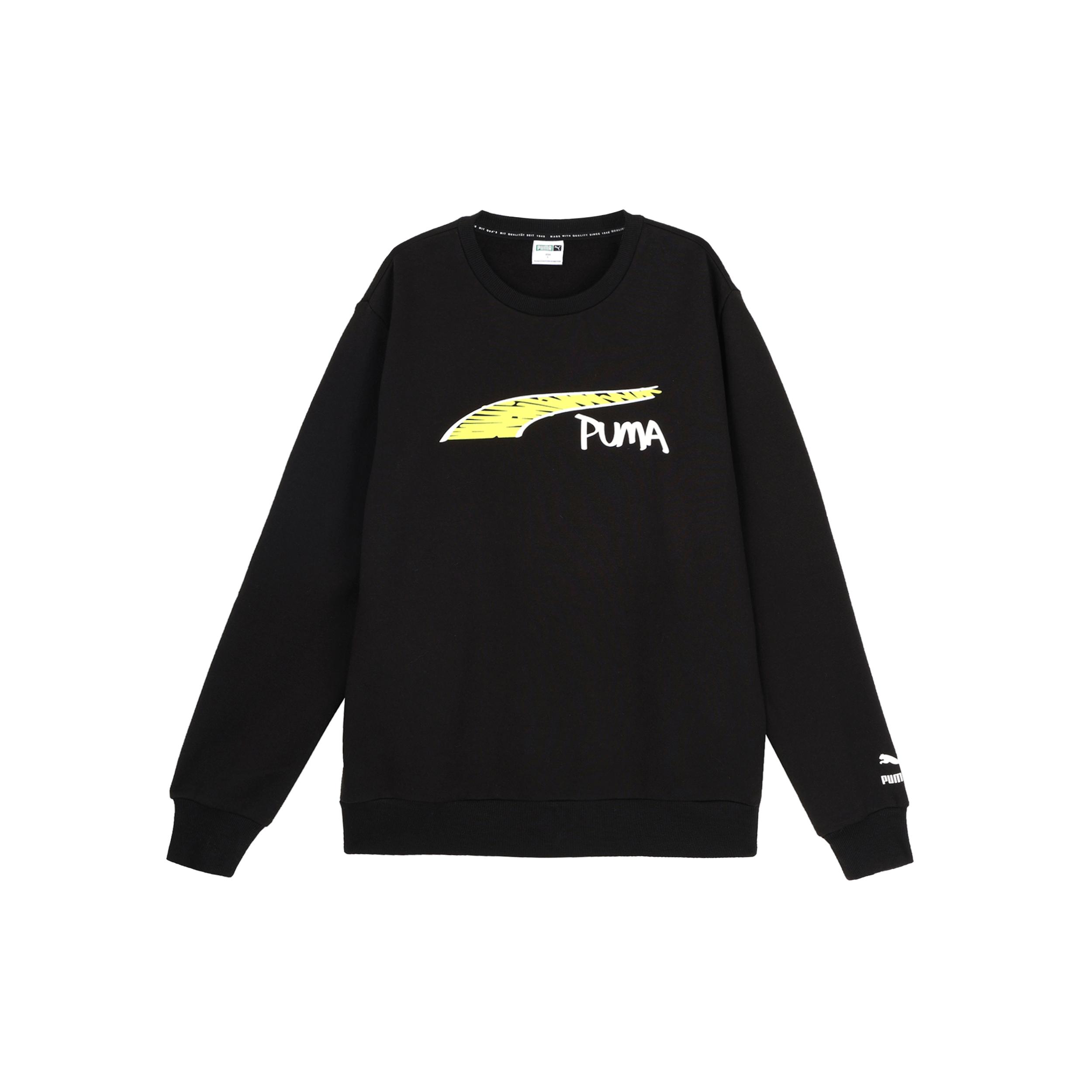 

New PUMA Sweatshirts Unisex Black 535045-01 M