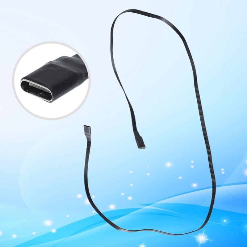 High Efficiency USB C Flat Cable Type C To Type C Female 18W Charging Data Extension Cord for Consumer Electronics