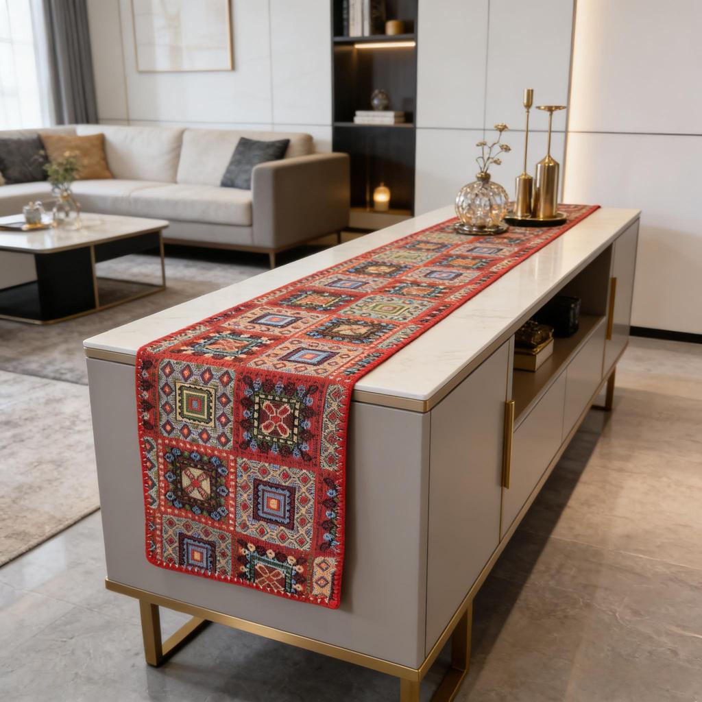 All-match Tablecloth Mat Dining Table, TV Cabinet & Center Table Nordic Cotton Linen Table Runner