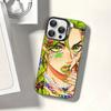 Anime Jojo Bizarre Adventure Phone Case For IPhone 17 16 15 14 11 12 13 Pro Max Plus Pro Colored Silver Cover
