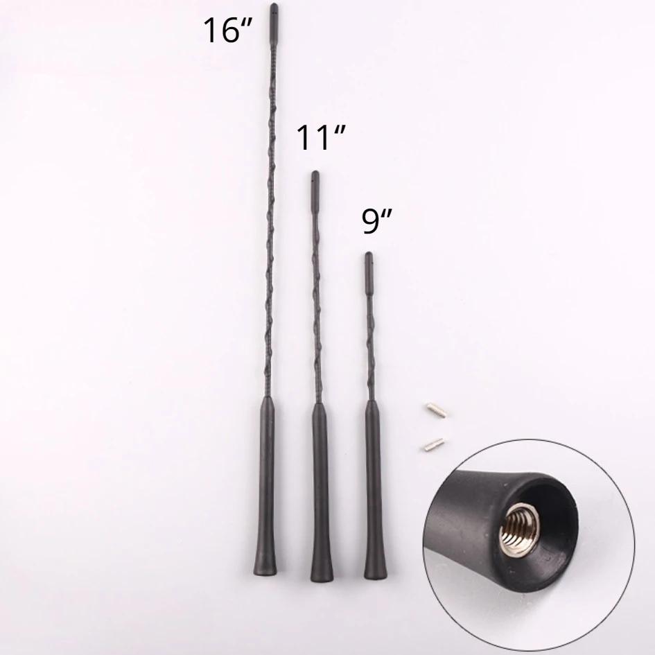 9/11/16 Inch Universal Car Roof Mast Whip Stereo Radio FM/AM Signal Aerial Amplified Antenna Mast Whip For VW