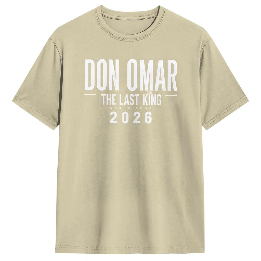 Magliette Rapper Don Omar Per Unisex Divertenti Cotone Maglietta Girocollo Manica Corta Taglie Forti