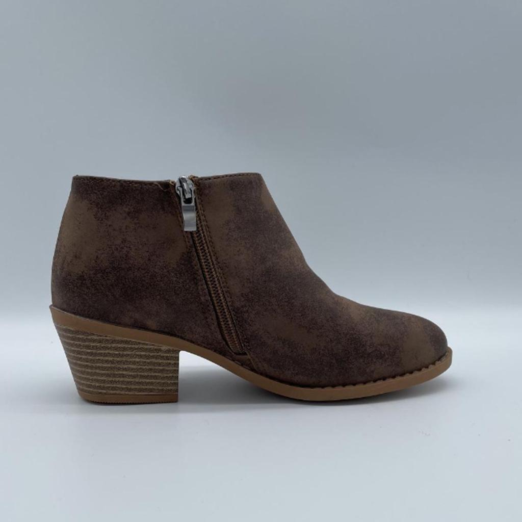2021 Autumn Plus Size Chunky Heel Pumps with Pointed Toe and Bare Ankle for Casual Wear