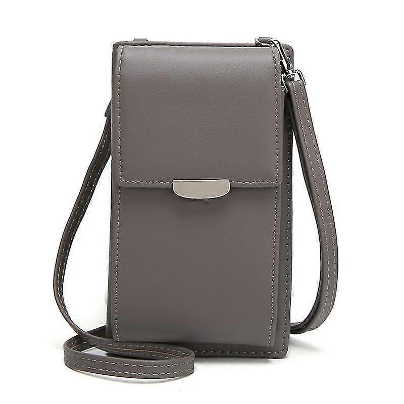 Women Shoulder Crossbody Bag Multifunction Pu Large Capacity For Mobile Phone Cards