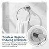 Stainless Steel Hand Towel Ring Wall Mounted Towel Holder Towel Ring  Bathroom Kitchen Washroom