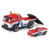 Maisto 1/64 Scale Muscle Machines Muscle Transporter Diecast Model Car (JDM Flatbed/1972 Datsun 240z BRE - Red/White 11553)