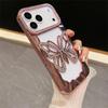 Luxury TPU Plating Diamond Butterfly Phone Case For iPhone 17 16 15 14 13 12 11 Pro Max Plus Shockproof Hollow Out Hard Cover