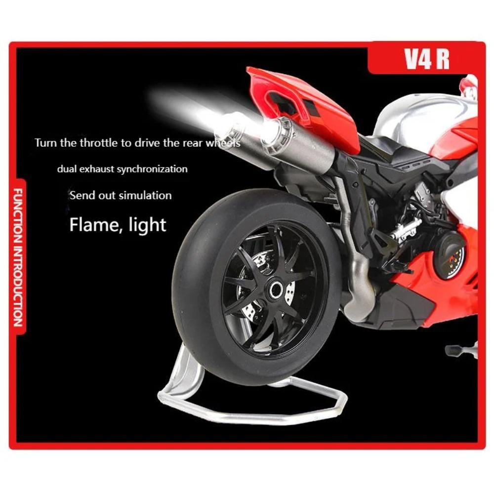 1/9 Ducati Panigale V4R High Performance Superbike Alloy Metal Diecast Model Motorcycle High Simulation Collectible Children Toy